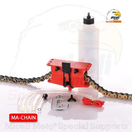 Maintenance kit for motorcycle chain